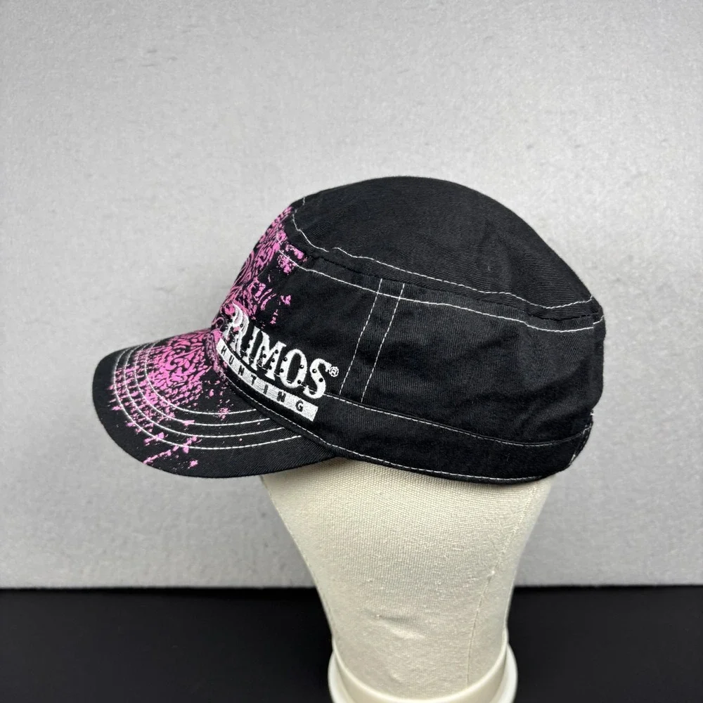 Primos Hunting Camo Pink Black Military Style Cap Womens Hat Y2K Adjustable OSFM